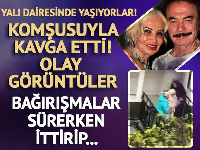 Orhan Gencebay'ın eşi yalıdaki komşusuyla kavga etti! Olay görüntüler