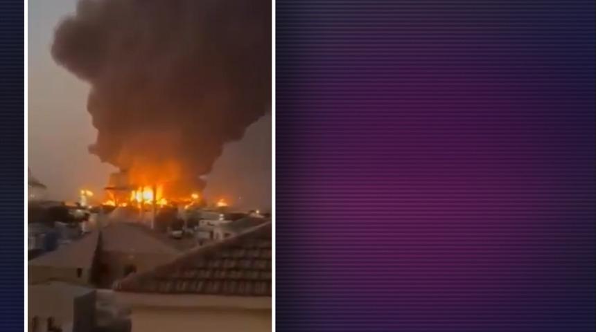 SON DAKİKA | Port Sudan'da büyük patlama! Alevler gökyüzünü kapladı