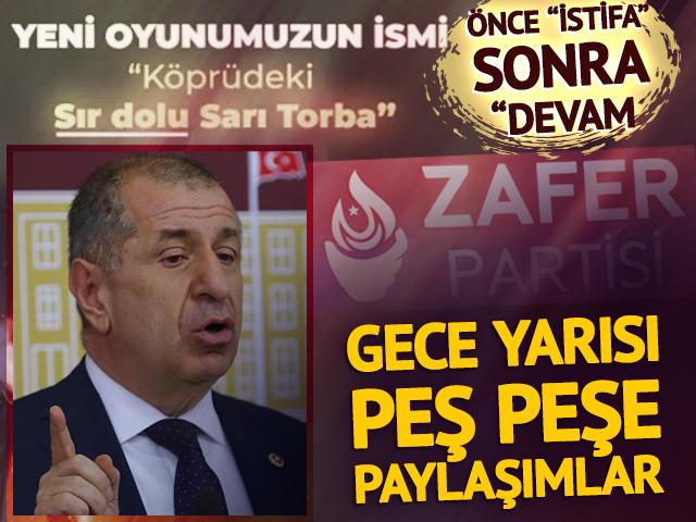 'Zafer' karıştı: Gece yarısı peş peşe paylaşımlar