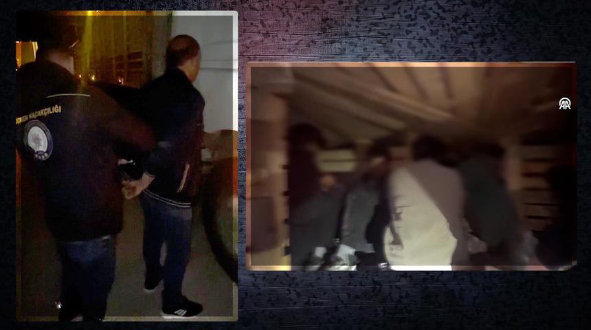 Polis ekipleri şaştı kaldı: Bitlis'te tırın dorsesindeki gizli bölmeden 42 kişi çıktı!
