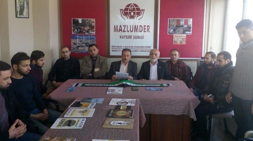 MAZLUM-DER Kayseri Şube Sekreteri Mustafa Kurban: