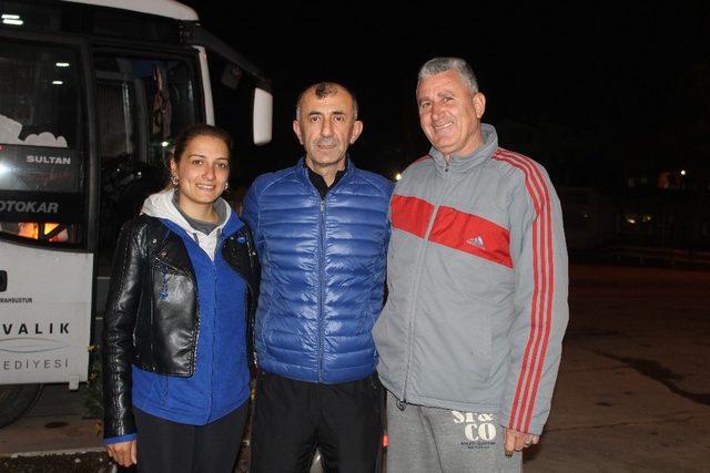 Ayvalıklı Atletler Milli Takım seçmeleri için Antalya’ya gitti