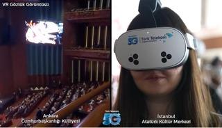 Türk Telekom, Cumhurbaşkanlığı Külliyesi’ndeki ilk 5G yayınını gerçekleştirdi