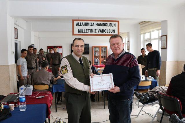 Bilecik İl Jandarma Komutanlığı personelinden toplu kan bağışı