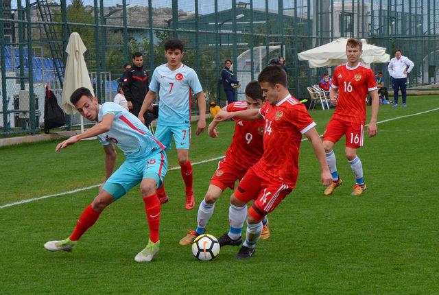 U18 Milli Futbol Takımı, dostluk maçında Rusya'ya yenildi