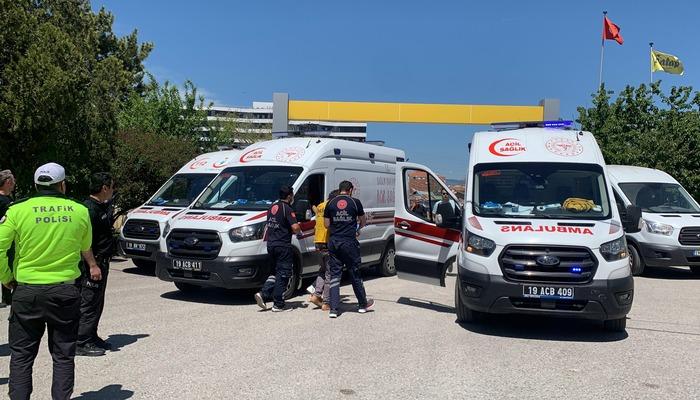 Çorum'da un fabrikasında meydana gelen patlamada 9 kişi yaralandı