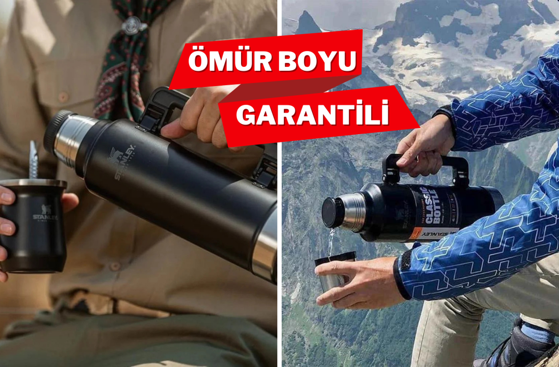 Vazgeçilmeziniz olmaya aday çok satan Stanley Klasik Vakumlu Termos indirimde