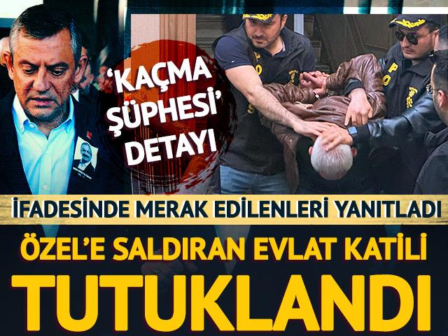 Özgür Özel'e saldıran evlat katili cani tutuklandı