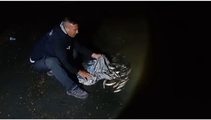 Van'da kaçak inci kefali avlayan kişiye 59 bin 394 lira ceza verildi