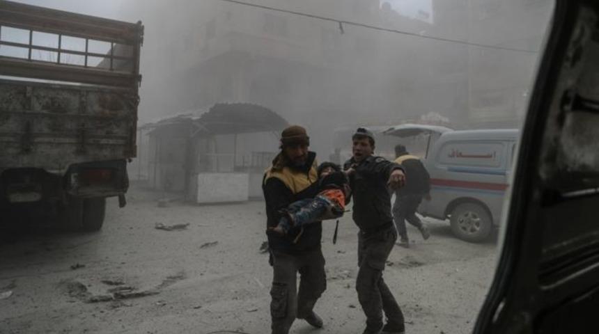 Suriye h&uuml;k&uuml;meti sivillere bildiri attı: Doğu Guta'yı terk edin