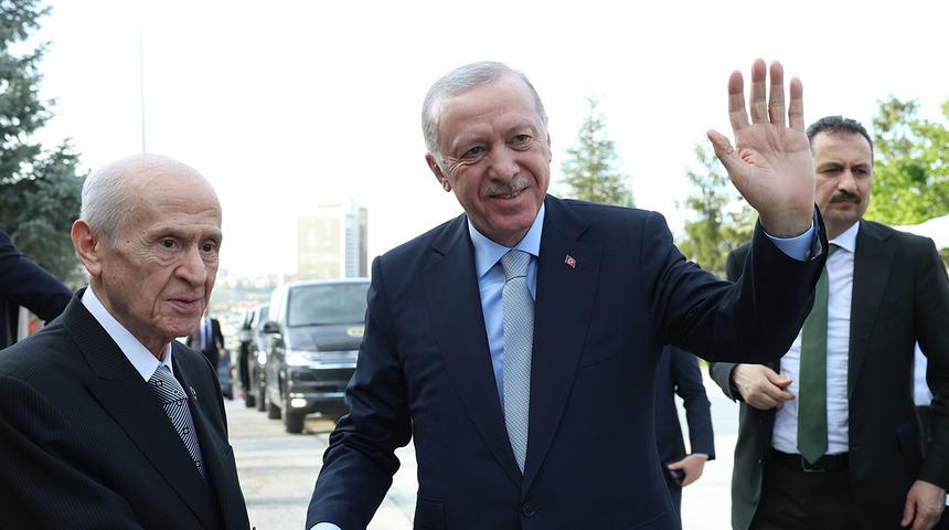 Son dakika | Ankara'da sürpriz Cumhur İttifakı zirvesi: Cumhurbaşkanı Erdoğan, Bahçeli ile bir araya geldi