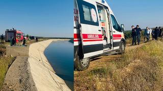 Gaziantep'te facianın eşiğinden dönüldü! Sulama kanalına düşen çocuğu annesi son anda fark etti