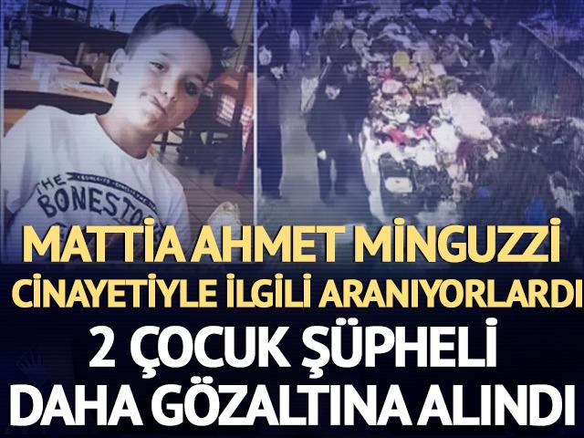 Minguzzi cinayetinde 2 çocuk şüpheli daha gözaltına alındı
