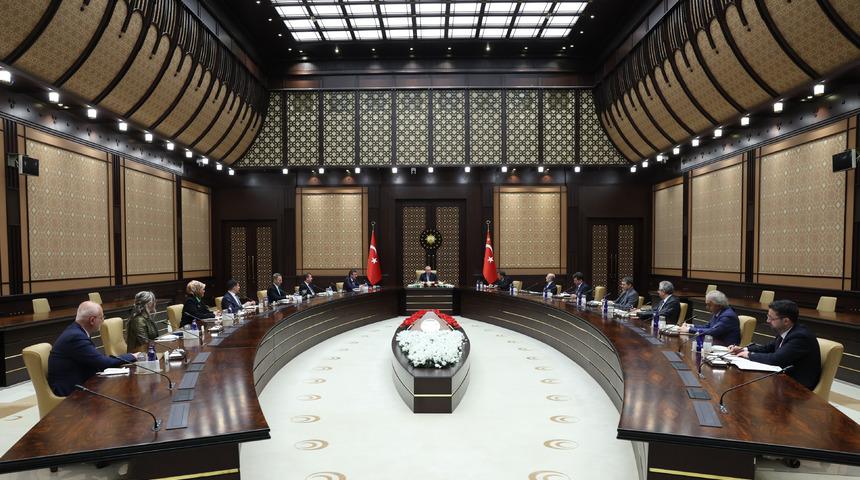 Cumhurbaşkanı Erdoğan, Cumhurbaşkanlığı Politika Kurullarının başkanvekillerini kabul etti