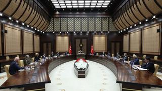 Cumhurbaşkanı Erdoğan, Cumhurbaşkanlığı Politika Kurullarının başkanvekillerini kabul etti