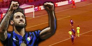 Hakan Çalhanoğlu, Inter'de attığı golle Şampiyonlar Ligi tarihine geçti! Bunu başarabilen Arda Turan'dan sonra üçüncü Türk oldu...
