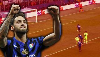 Hakan Çalhanoğlu, Inter'de attığı golle Şampiyonlar Ligi tarihine geçti! Bunu başarabilen Arda Turan'dan sonra üçüncü Türk oldu...