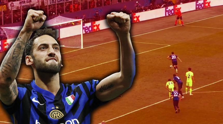 Hakan Çalhanoğlu, Inter'de attığı golle Şampiyonlar Ligi tarihine geçti! Bunu başarabilen Arda Turan'dan sonra üçüncü Türk oldu...