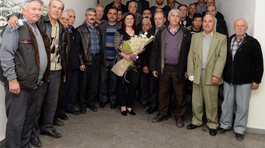 Kızılkaya halkından Başkan &Ccedil;er&ccedil;ioğlu&rsquo;na teşekk&uuml;r ziyareti