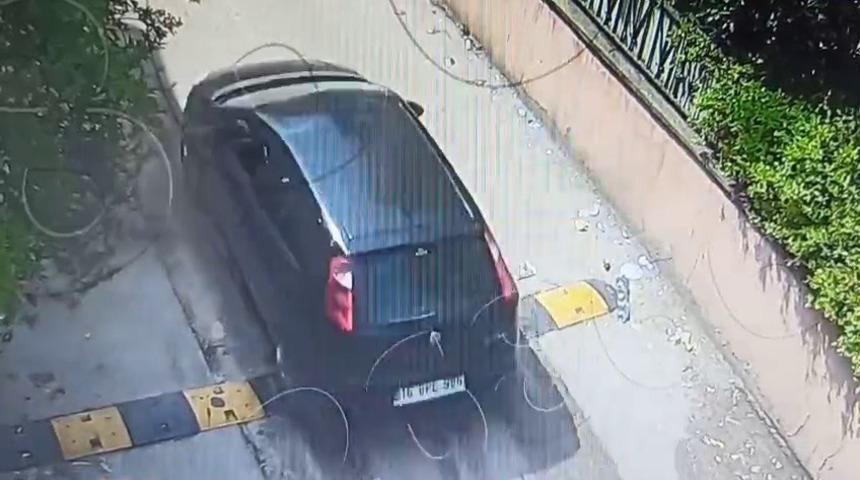 Çaldığı araç arıza yapınca hırsız yakalandı