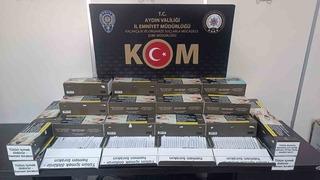 Aydın’da binlerce makaron ele geçirildi