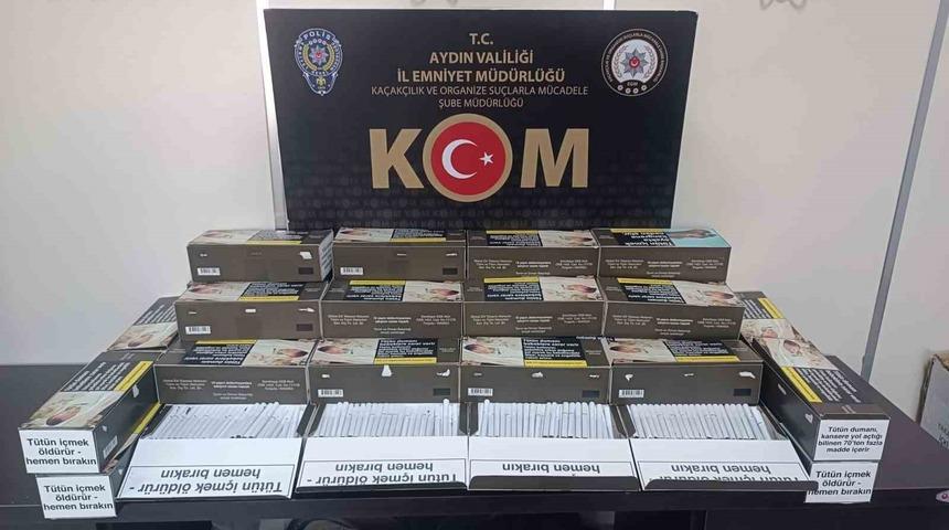 Aydın’da binlerce makaron ele geçirildi