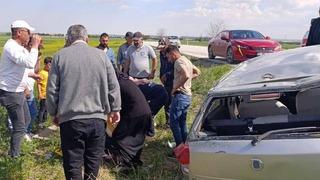 Kulu'da otomobil takla attı: 1 yaralı