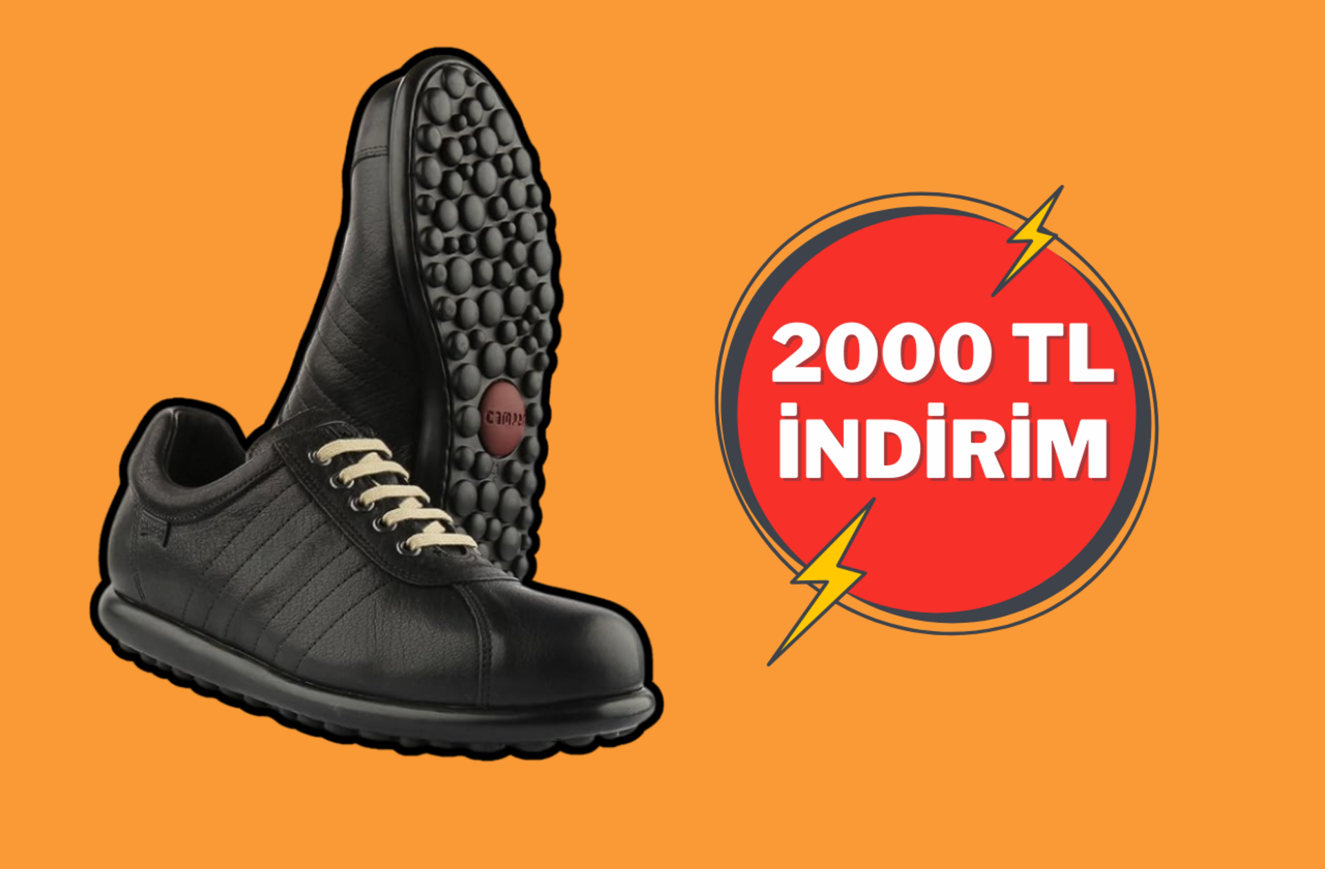 Camper'ın çok satan ayakkabısında bugüne özel 2000 TL indirim var