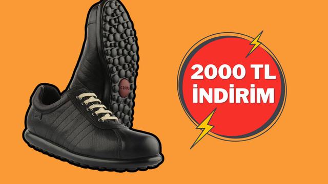 Camper'ın çok satan ayakkabısında bugüne özel 2000 TL indirim var