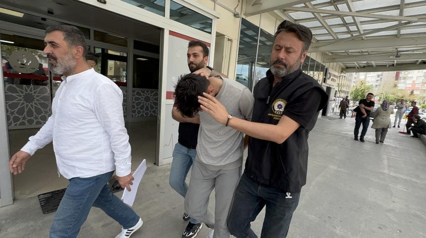 Konya'da tartıştığı kişiyi taşla başından yaralayan şüpheli tutuklandı