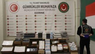 Kapıkule’de milyonlarca liralık kaçak eşya ele geçirildi
