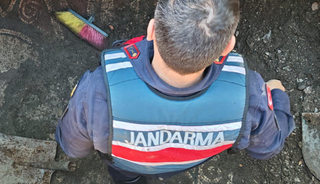 Bağ evinin bahçesinde bulundu! Jandarma operasyon düzenledi!