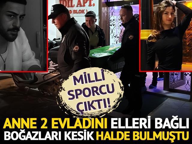 Anne iki evladını elleri bağlı boğazları kesik halde bulmuştu! Kardeşlerden biri milli sporcu çıktı