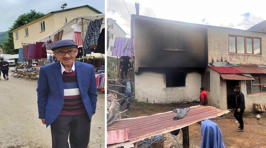 Yaşlı adam yalnız yaşadığı evde çıkan yangında öldü