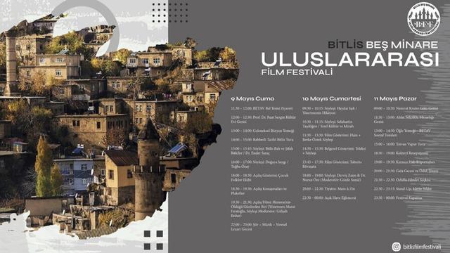 Bitlis beş minare uluslararası film festivali başlıyor