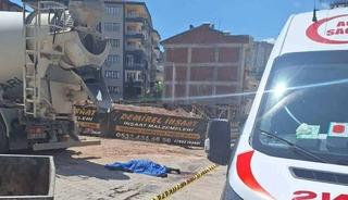Beton mikserinin çarptığı yaya hayatını kaybetti