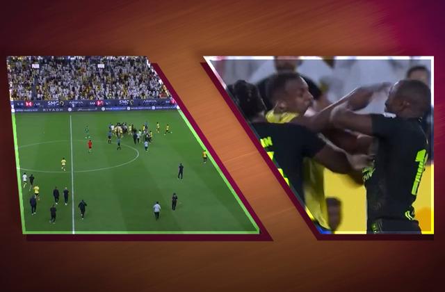 Şampiyonluğu ilgilendiren maç mahalle kavgasına döndü! Cristiano Ronaldo şaşkına döndü...