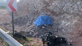 Manisa’da motosiklet yoldan çıktı: 1 ölü, 1 yaralı