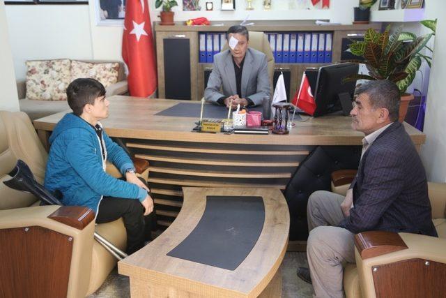 Engelli deneğinden tekerlekli sandalye yardımı