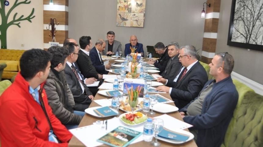 &Uuml;rg&uuml;p&rsquo;te sendika temsilcileriyle toplantı yapıldı