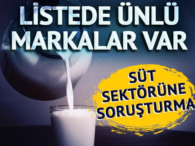 Rekabet Kurumu'ndan süt sektörüne soruşturma!