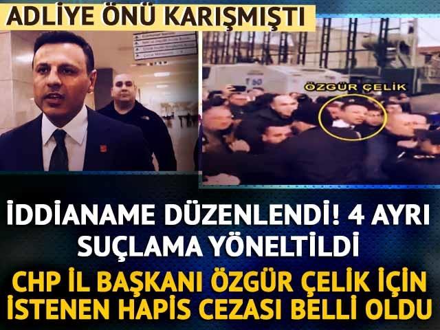 Özgür Çelik hakkında iddianame düzenlendi!