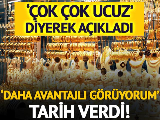 'Çok çok ucuz' diyerek açıkladı! 'Daha avantajlı görüyorum' Tarih verdi