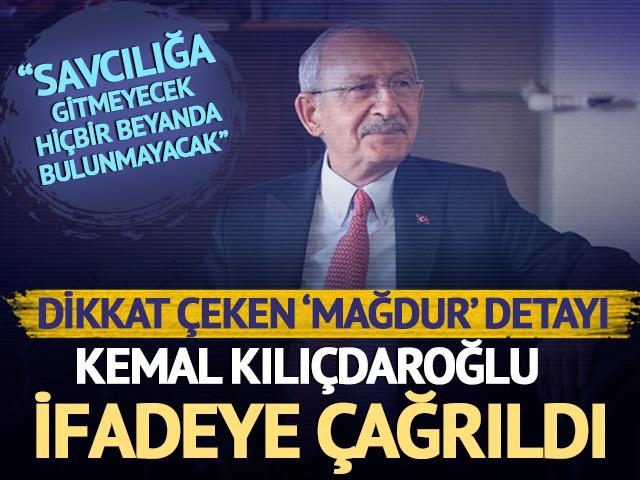 Kemal Kılıçdaroğlu ifadeye çağrıldı! "Savcılığa gitmeyecek"