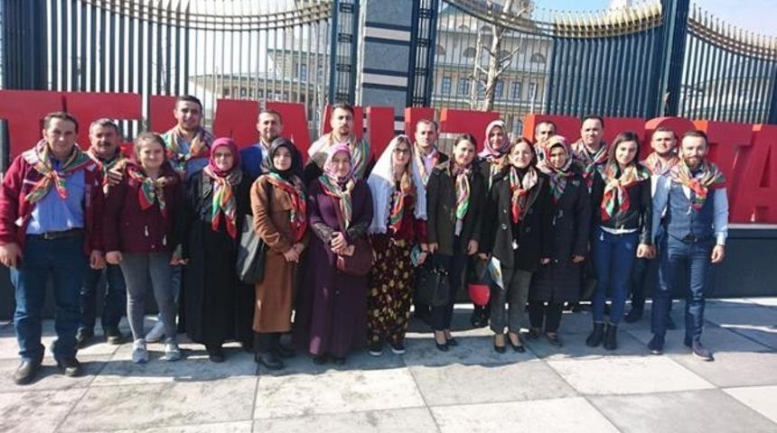 Bilecikli &ccedil;ift&ccedil;iler Cumhurbaşkanı Erdoğan ile buluştu