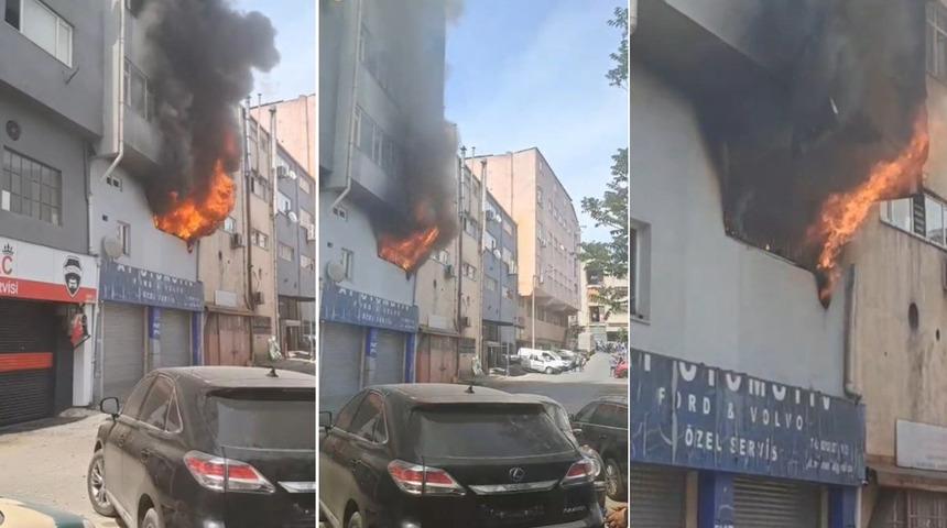 Kağıthane'de iş yerinde yangın: 1 ölü, 3 yaralı