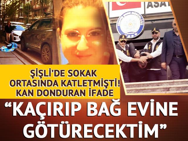 Şişli'deki dehşet Türkiye'yi ayağa kaldırmıştı! Eski eşin ifadesi ortaya çıktı: "Kaçırıp bağ evine götürecektim"