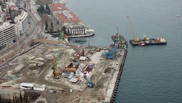 (havadan fotoğraflarla) Galataport projesinde son durum