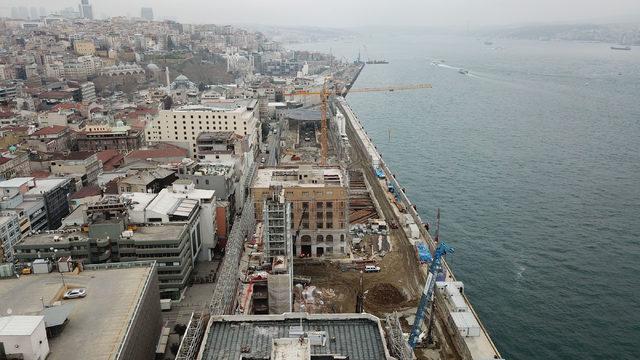 (havadan fotoğraflarla) Galataport projesinde son durum