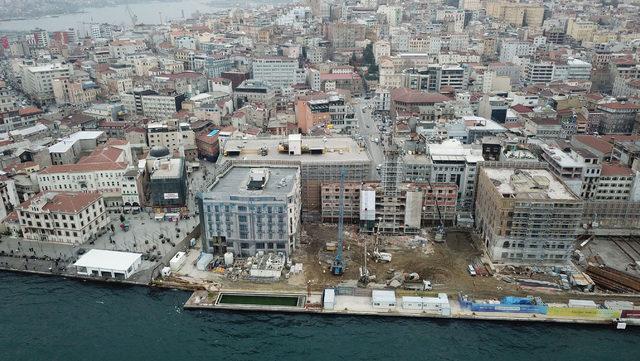 (havadan fotoğraflarla) Galataport projesinde son durum